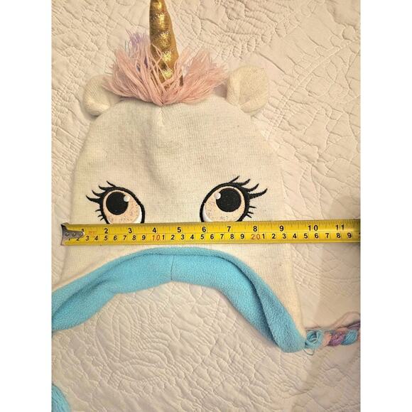 Whimsical Unicorn Winter Hat & Glove Set – Girls’ Cozy Cold Weather Accessories - Picture 7 of 13